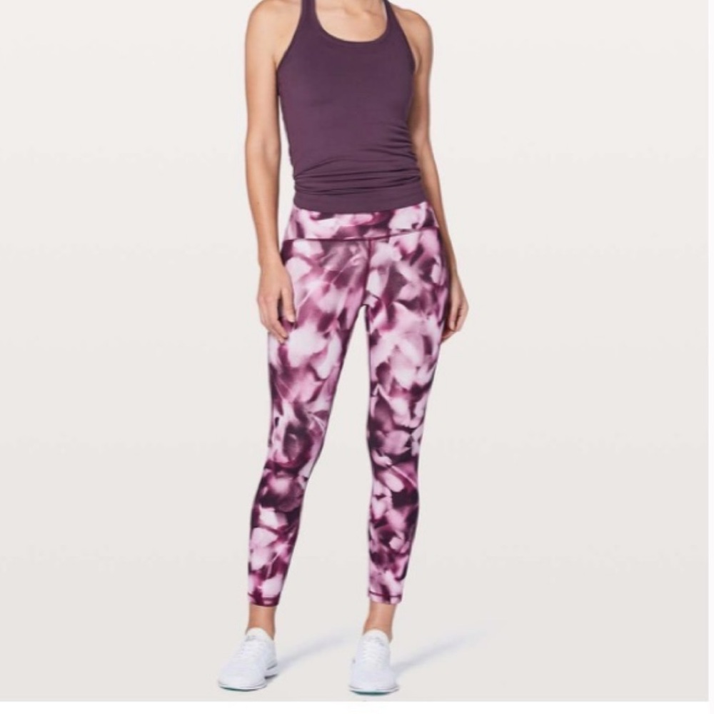 lululemon athletica Purple and Pink Leggings